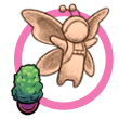Parent's avatar, pink with fairy wings